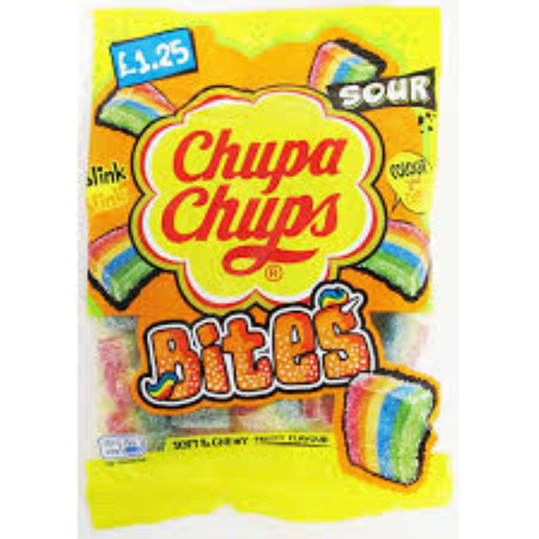 CHUPA CHUPS SOUR BITES 120G